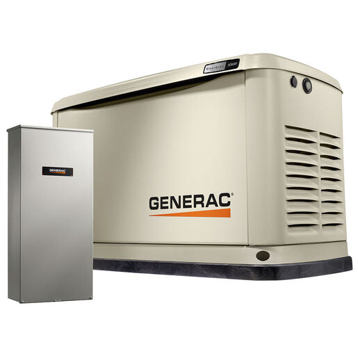 Generac - 10kW Air-Cooled Home Standby with 16-Circuit, 100 Amp Transfer Switch