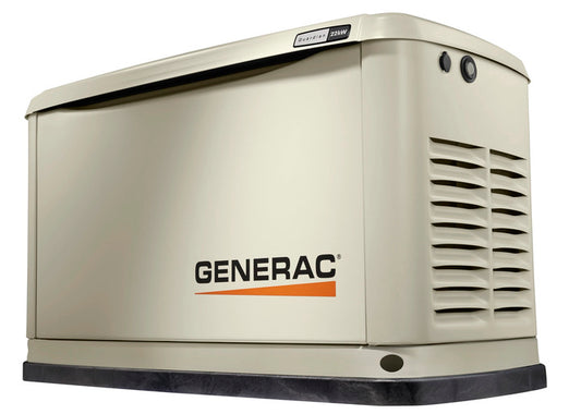 Generac - 22/19.5 KW Air-Cooled Standby Generator, Aluminum Enclosure